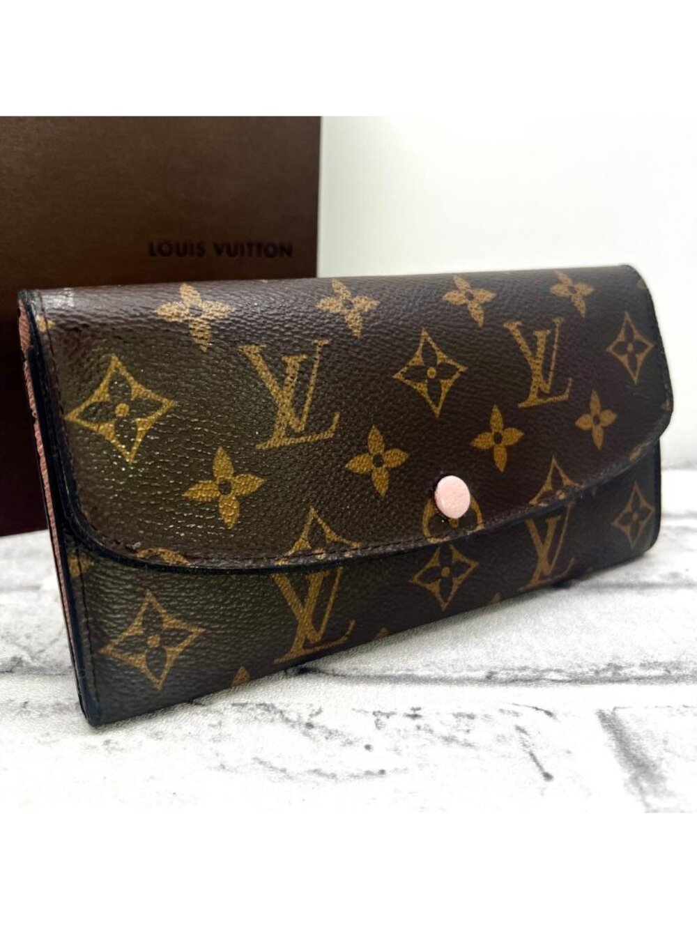 Louis Vuitton Monogram Portefeuille Emily Rose Wallet